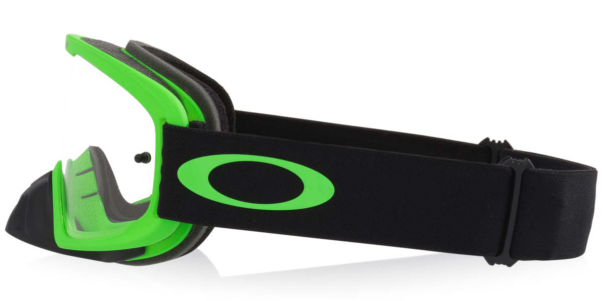 Oakley O Frame 2.0 Pro MX Goggles - Neon Green (Clear) view 4