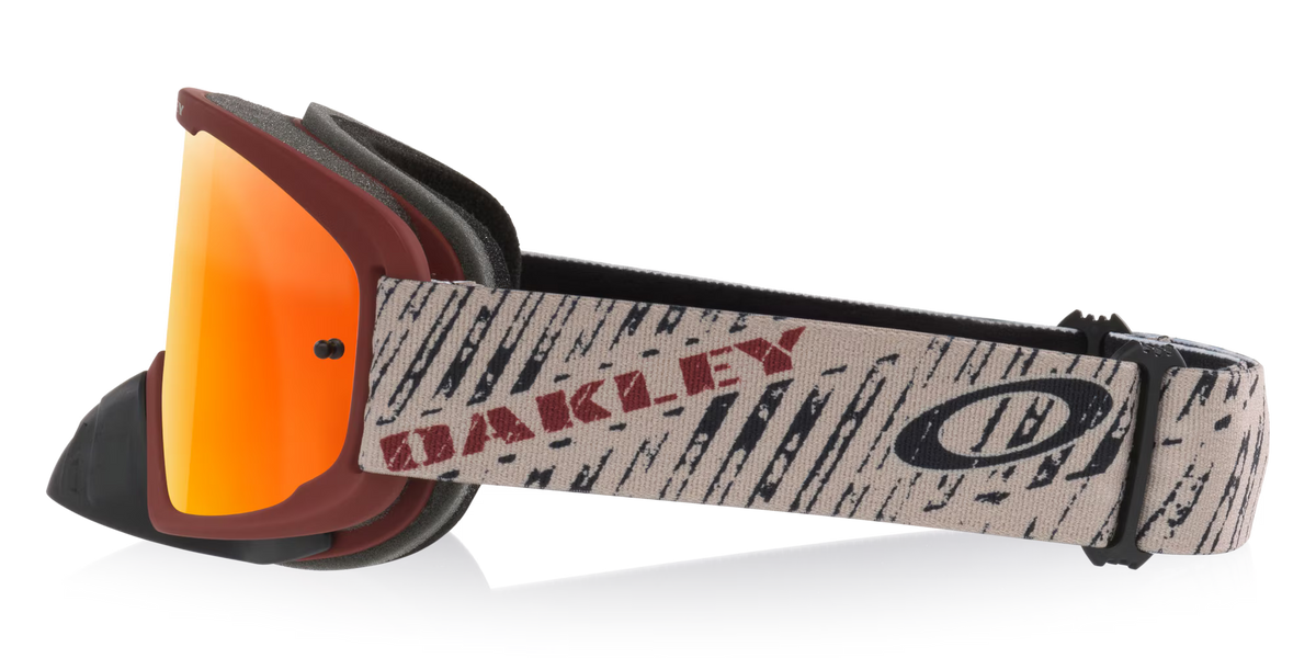 Oakley O Frame 2.0 Pro MX Goggles - Sand Ruts (Fire Iridium) view 4