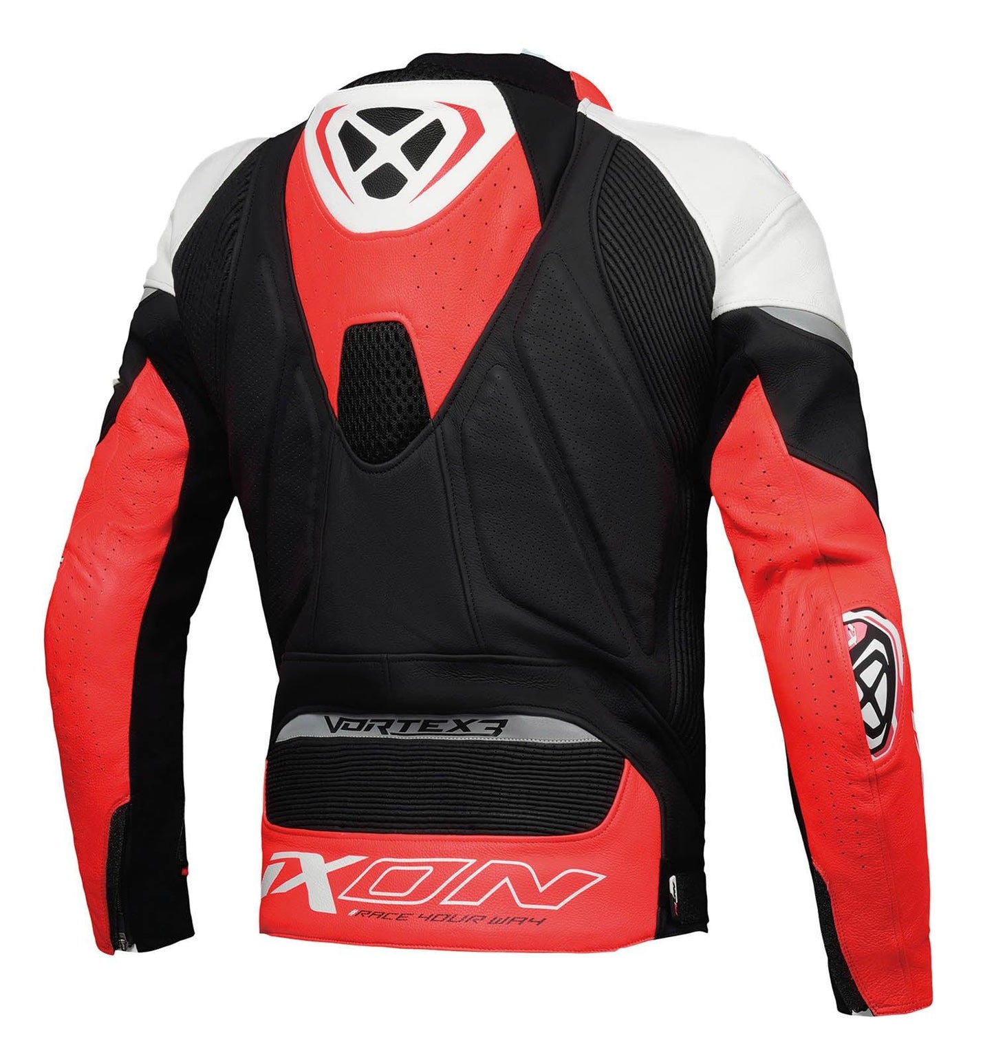 IXON VORTEX 3 JACKET - BLACK/WHITE/RED CASSONS PTY LTD sold by Cully's Yamaha