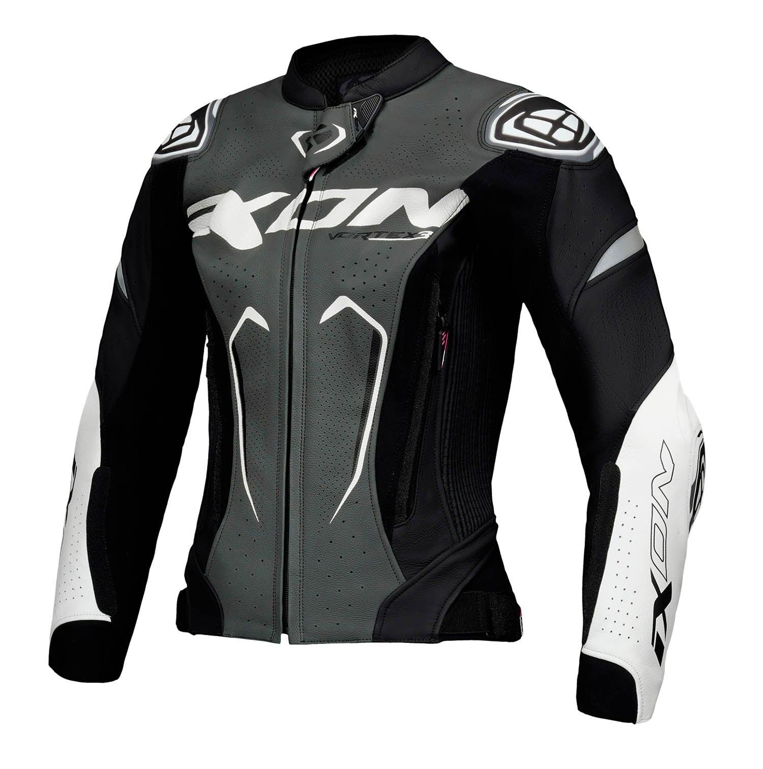 IXON VORTEX LADIES JACKET BLACK/ANTHRACITE/WHITE – Cully's Yamaha