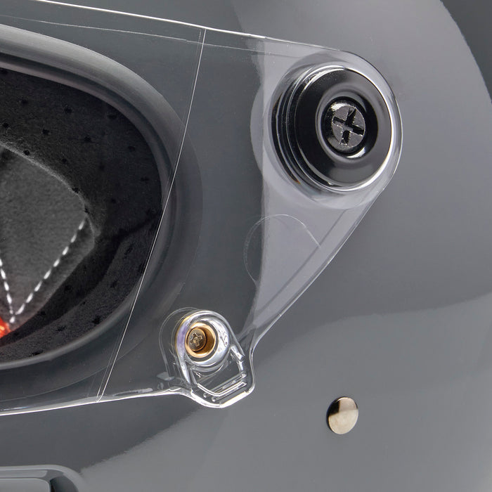 BILTWELL GRINGO SV ECE 22.06 HELMET - GLOSS STORM GREY