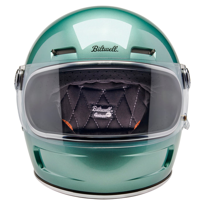 BILTWELL GRINGO SV ECE 22.06 HELMET - METALLIC SEAFOAM