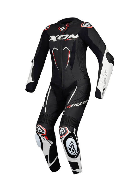 IXON VORTEX 3 LADIES 1PC SUIT - BLACK/WHITE CASSONS PTY LTD sold by Cully's Yamaha