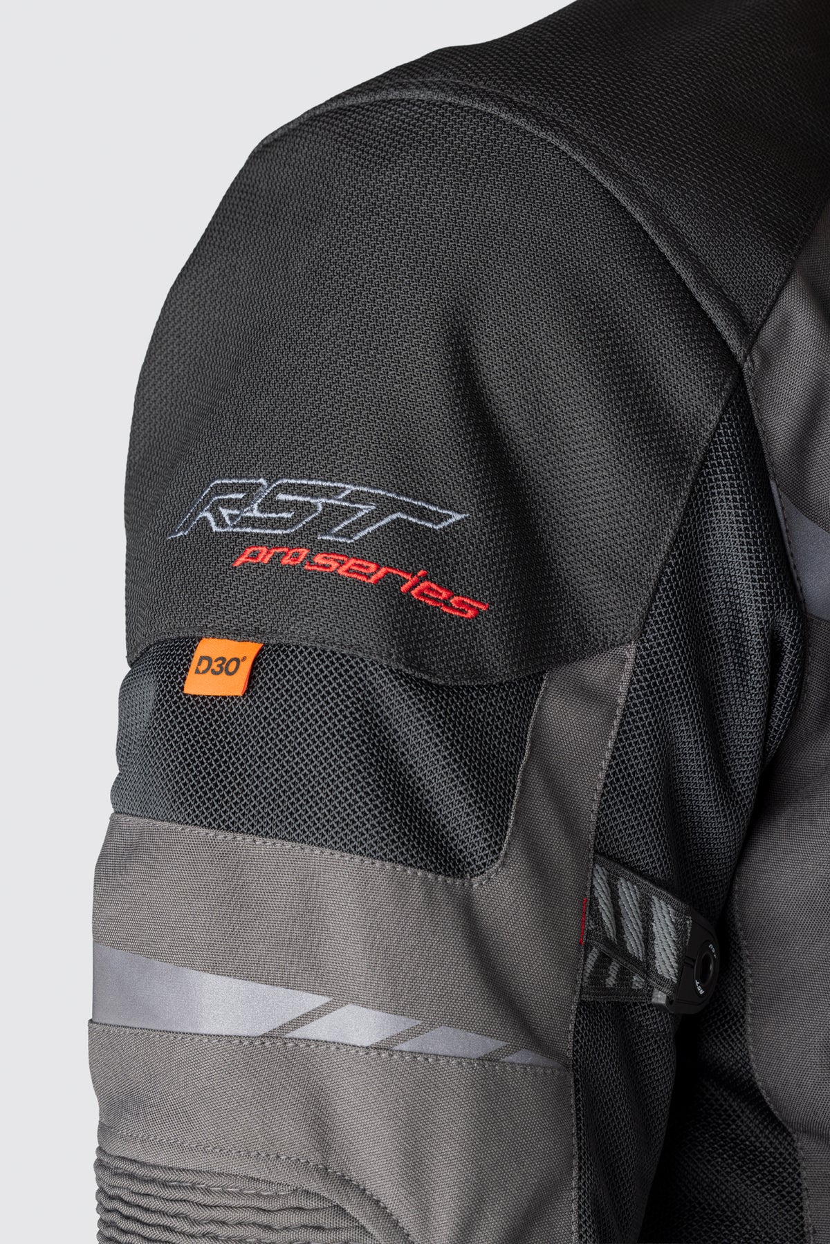 RST Pro Series Ventilator D3O CE Textile Jacket - Black / Grey