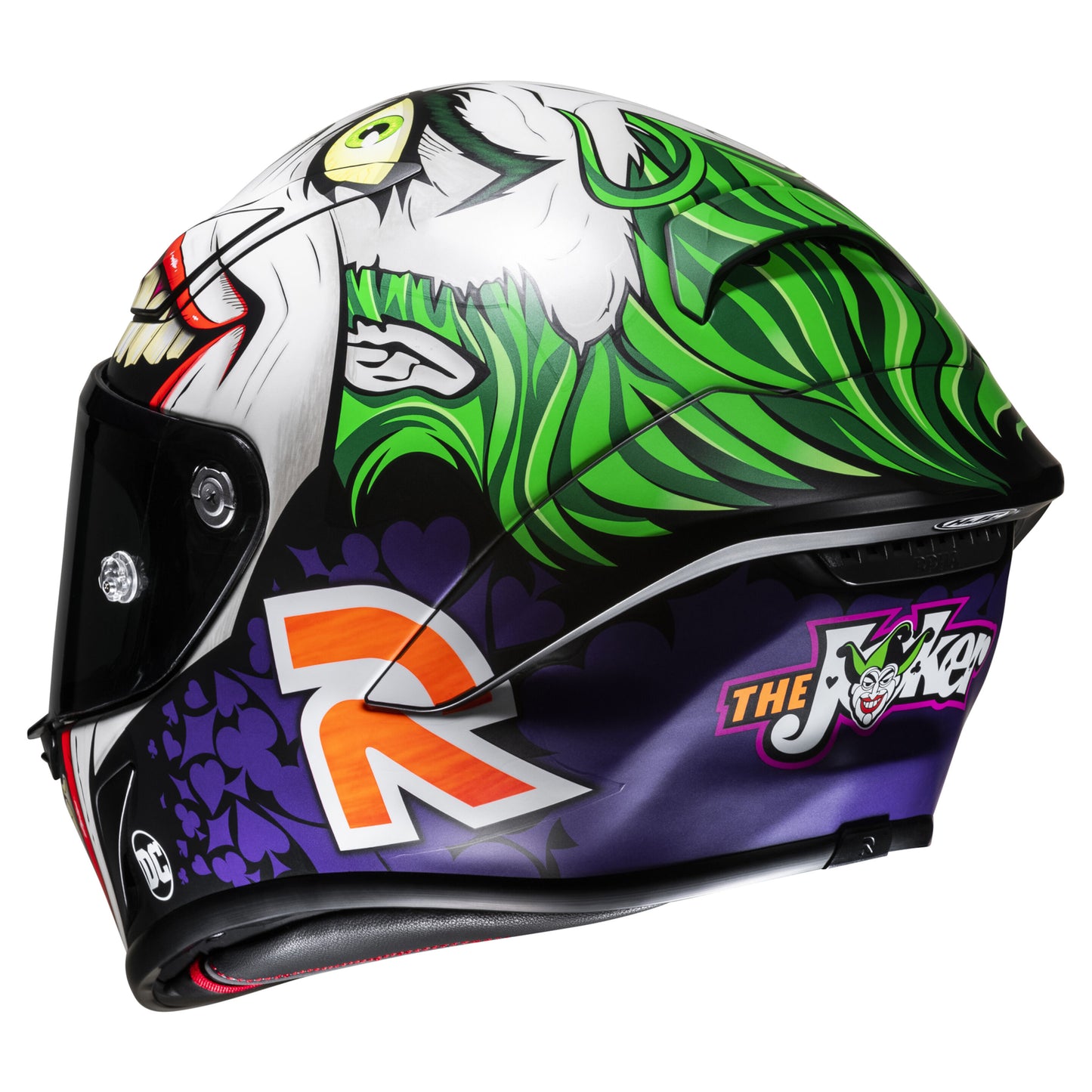 HJC RPHA 1 JOKER DC COMICS HELMET - MC48SF