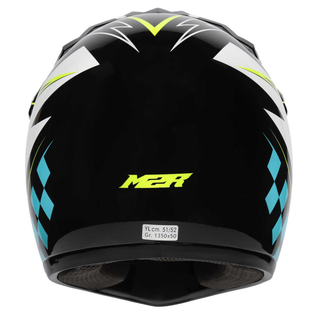 M2R MX2 JR YOUTH HELMET - LIGHTNING PC-3
