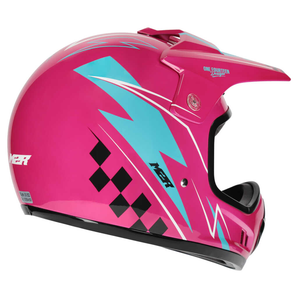 M2R MX2 JR YOUTH HELMET - LIGHTNING PC-7