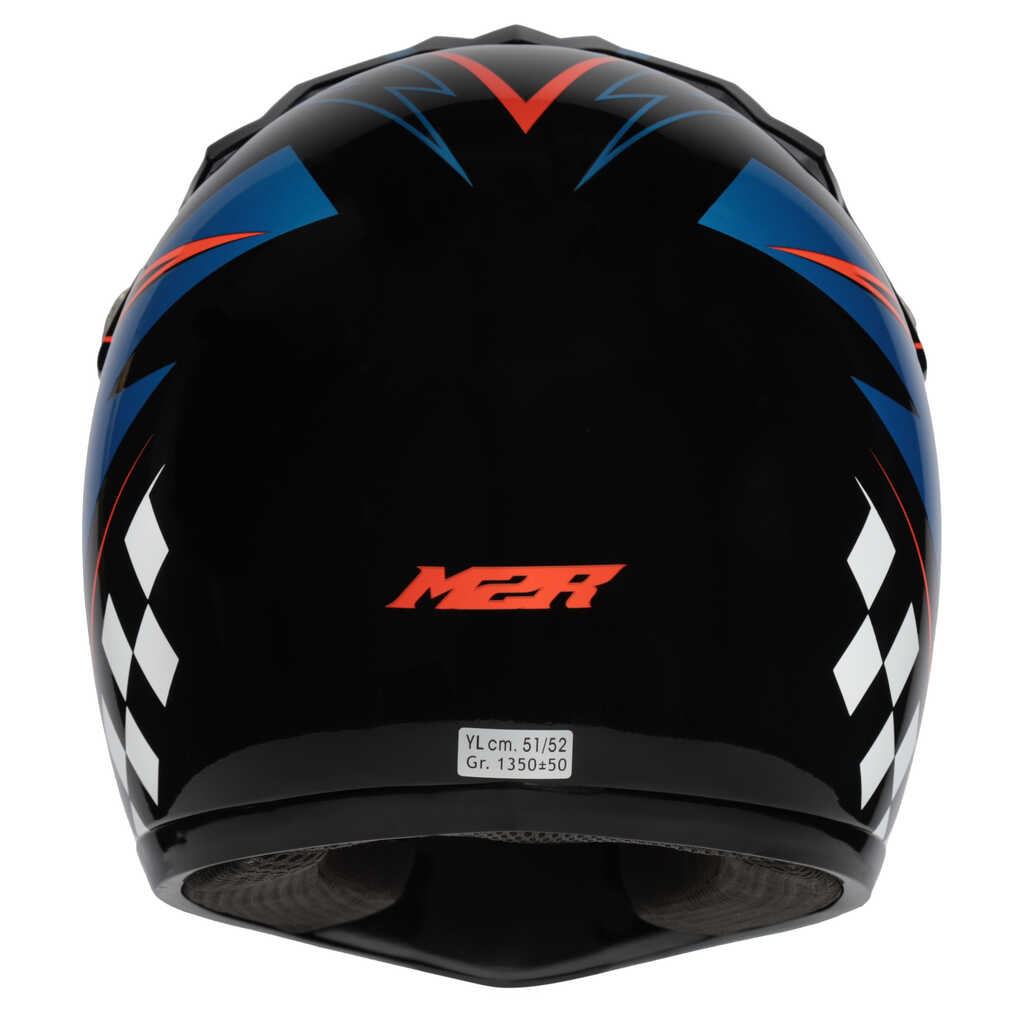 M2R MX2 JR YOUTH HELMET - LIGHTNING PC-8