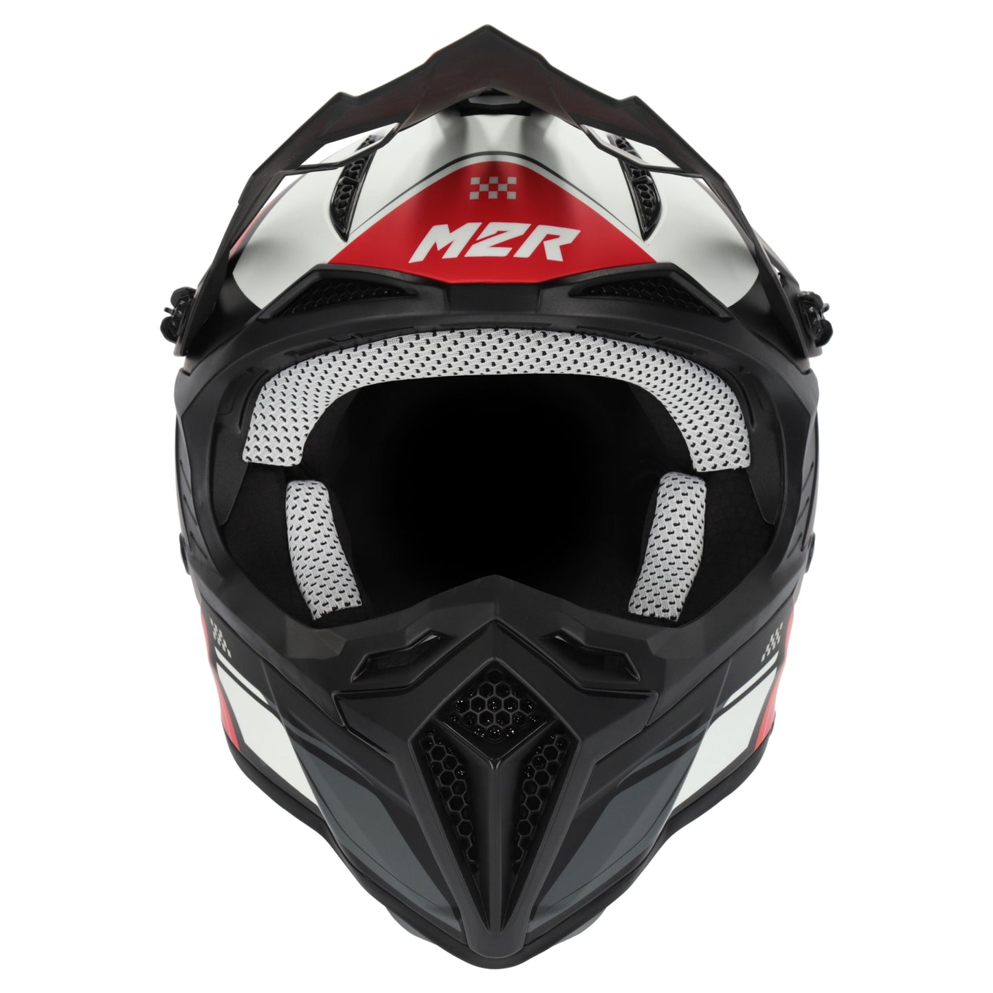 M2R YOUTH X2.1 PULSE PC-1F HELMET - RED/BLACK