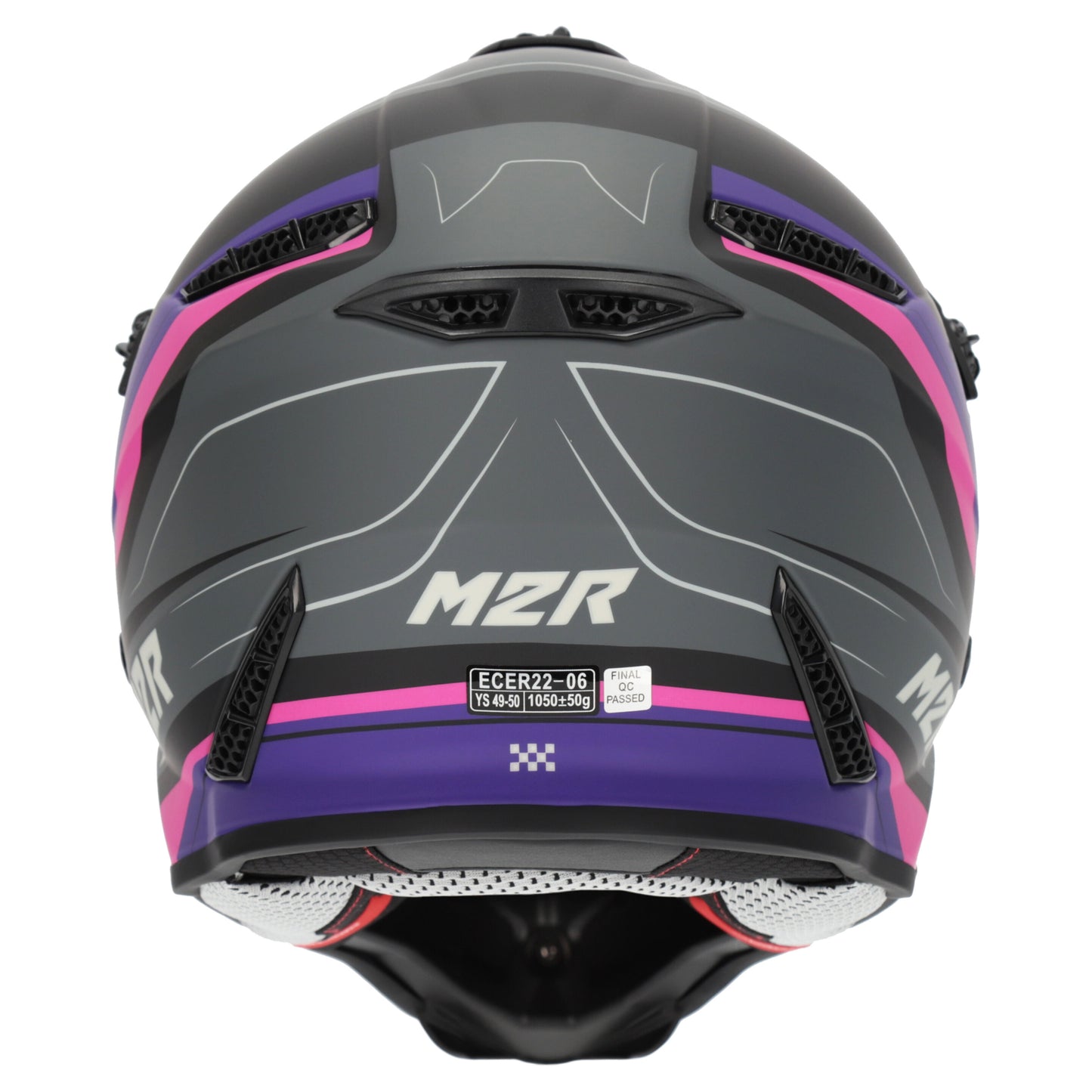 M2R YOUTH X2.1 PULSE PC-7F HELMET - PINK/PURPLE