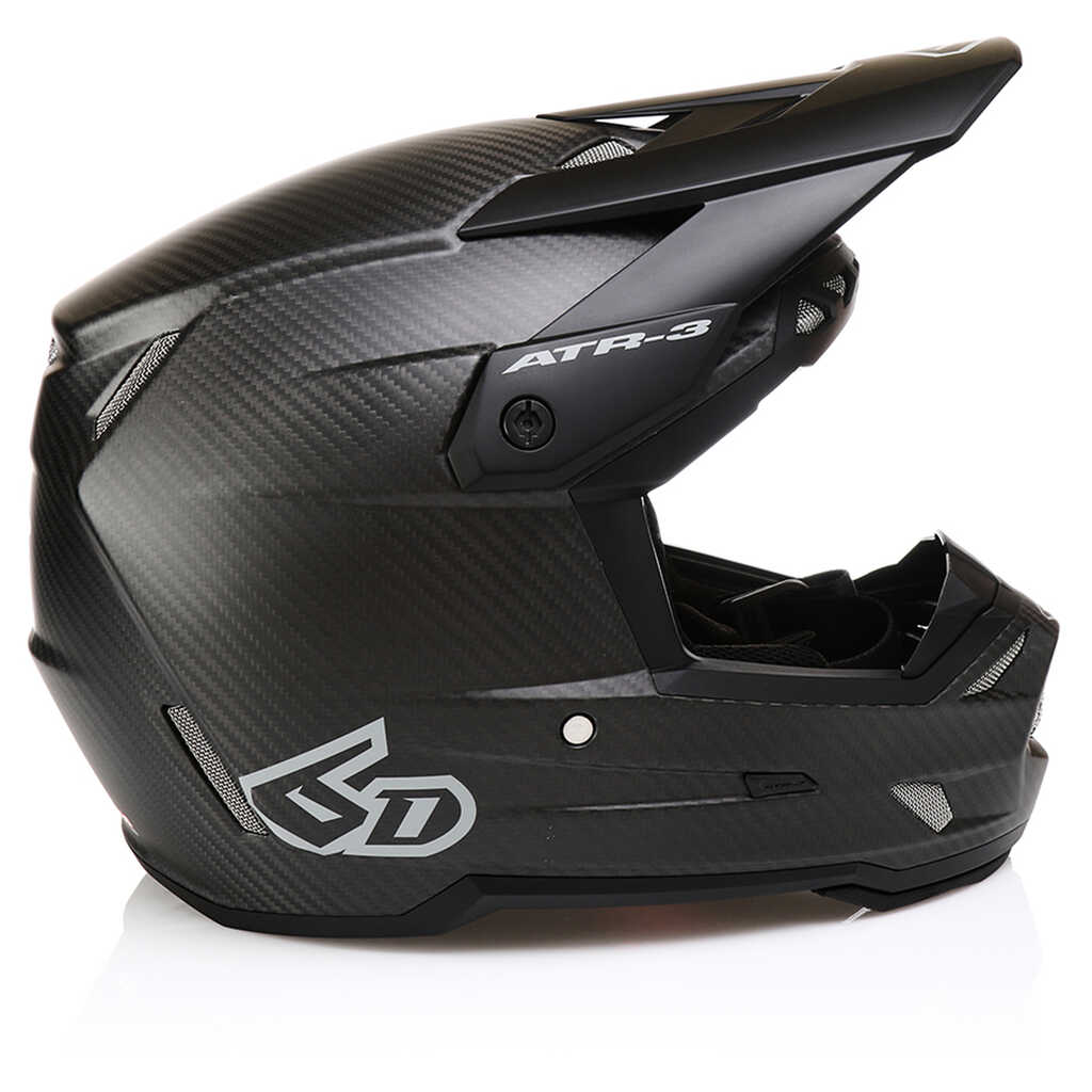 6D ATR-3 HELMET - MATTE BLACK CARBON
