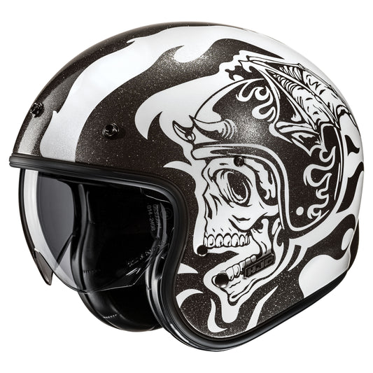 HJC V31 FLAME HELMET - MC5