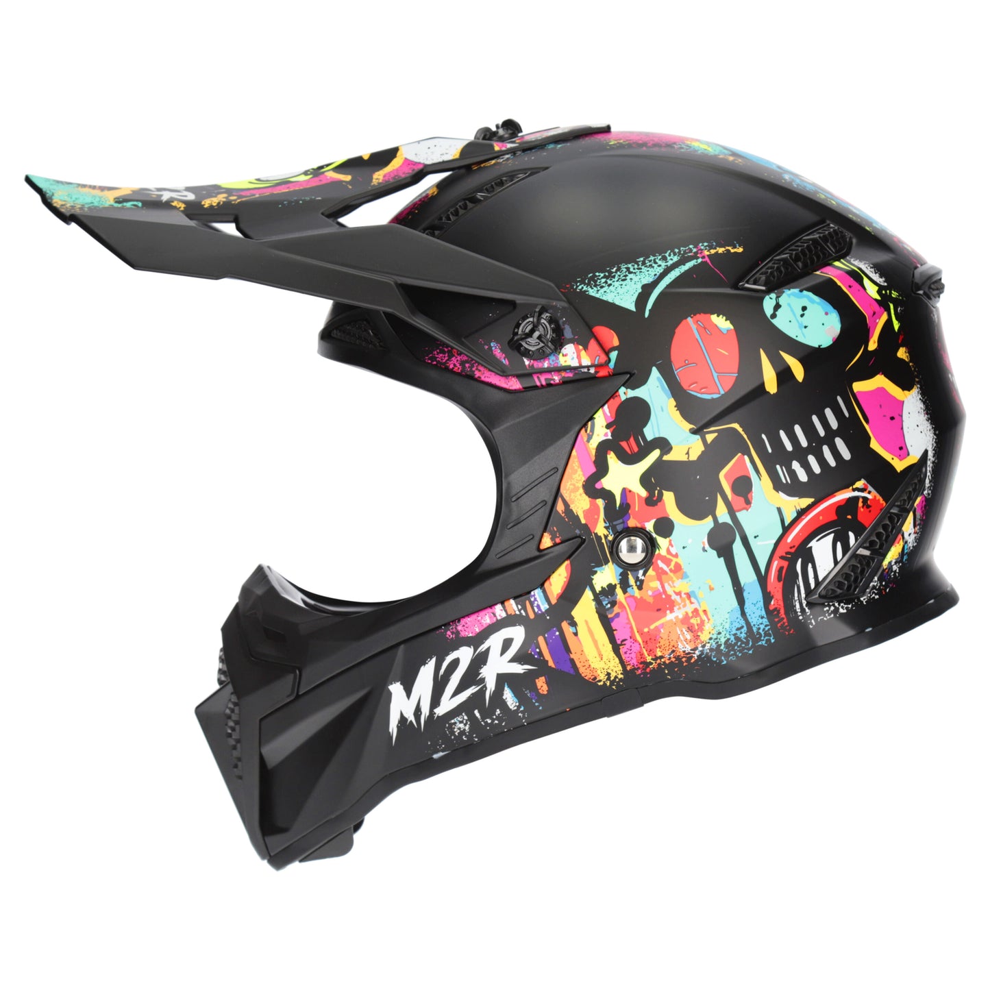 M2R YOUTH X2.1 PC1 HELMET - GRAFFITI