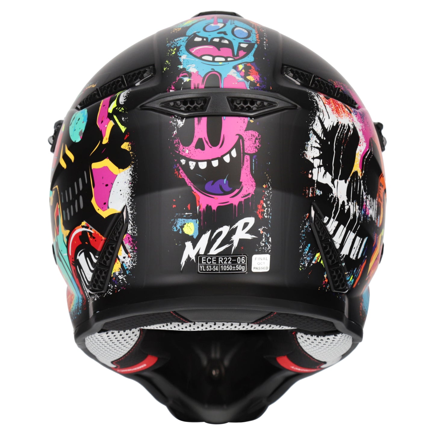 M2R YOUTH X2.1 PC1 HELMET - GRAFFITI