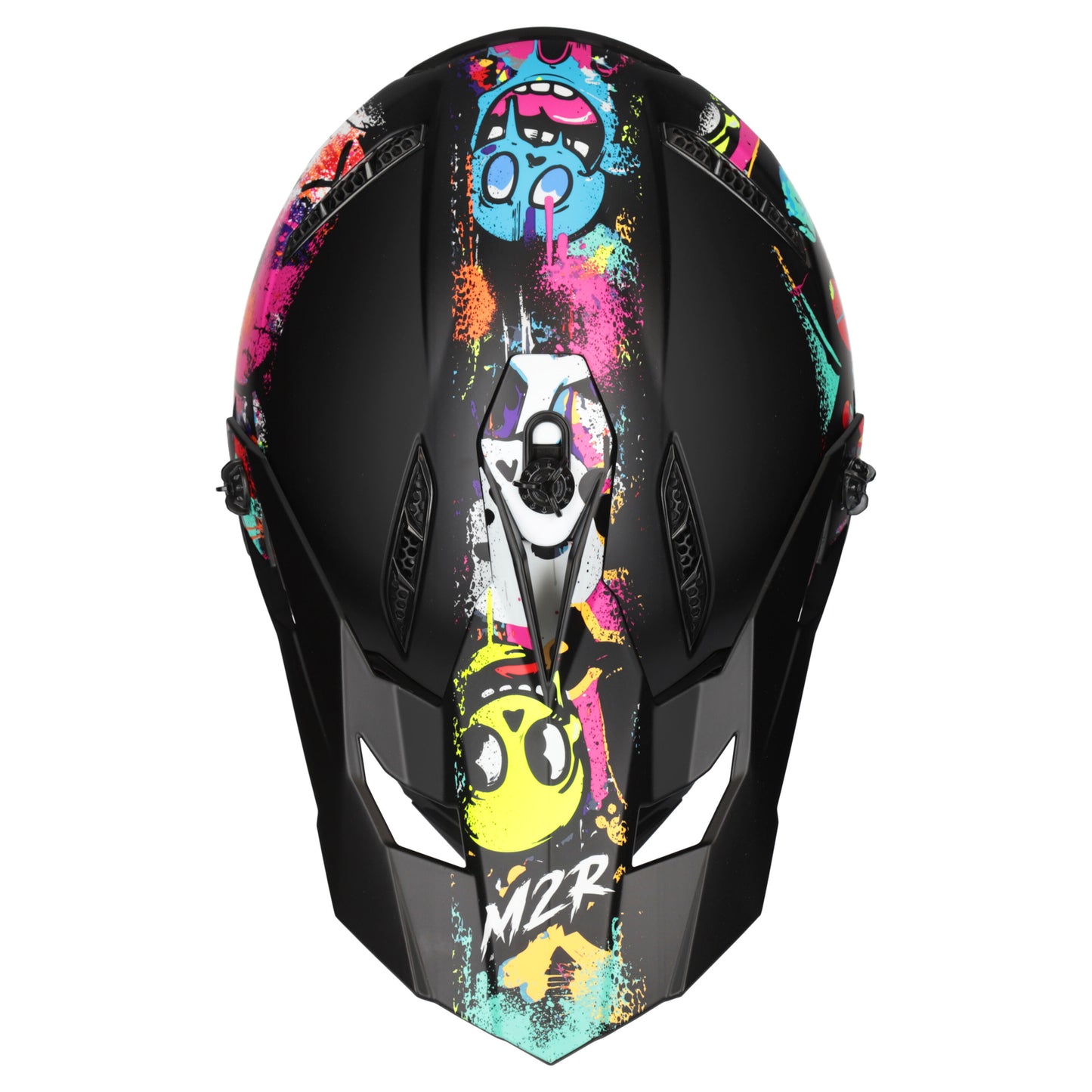 M2R YOUTH X2.1 PC1 HELMET - GRAFFITI