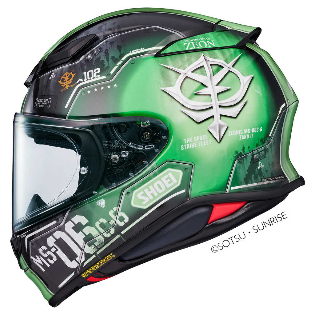 SHOEI NXR2 MS-06C-6 ZAKU II HELMET - TC4