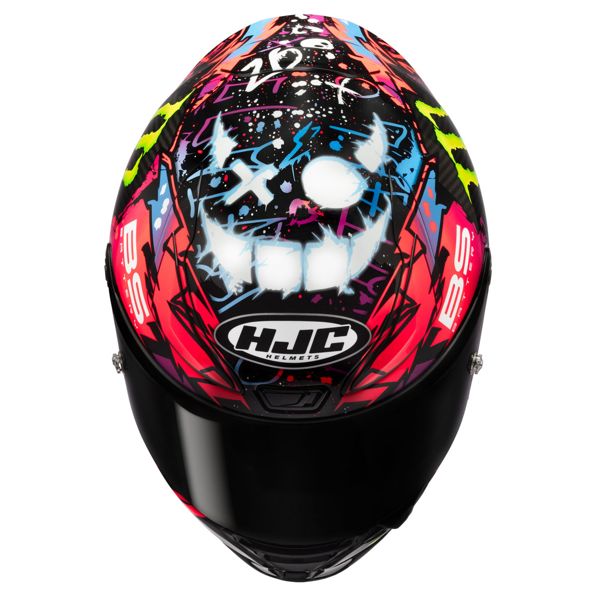 HJC RPHA 1 V2 Carbon Helmet - Funky Diablo MC-8