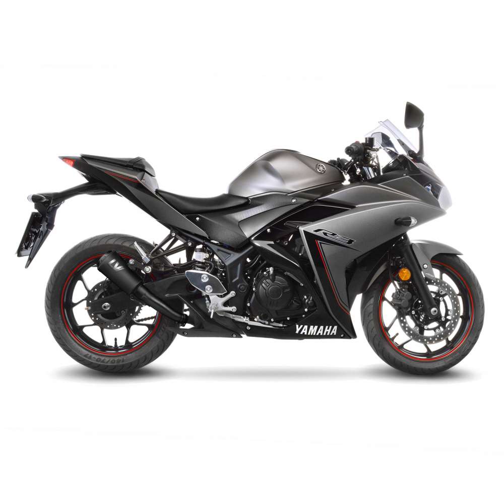 LEOVINCE 10 FULL BLACK SLIP-ON MT-03/YZF-R3