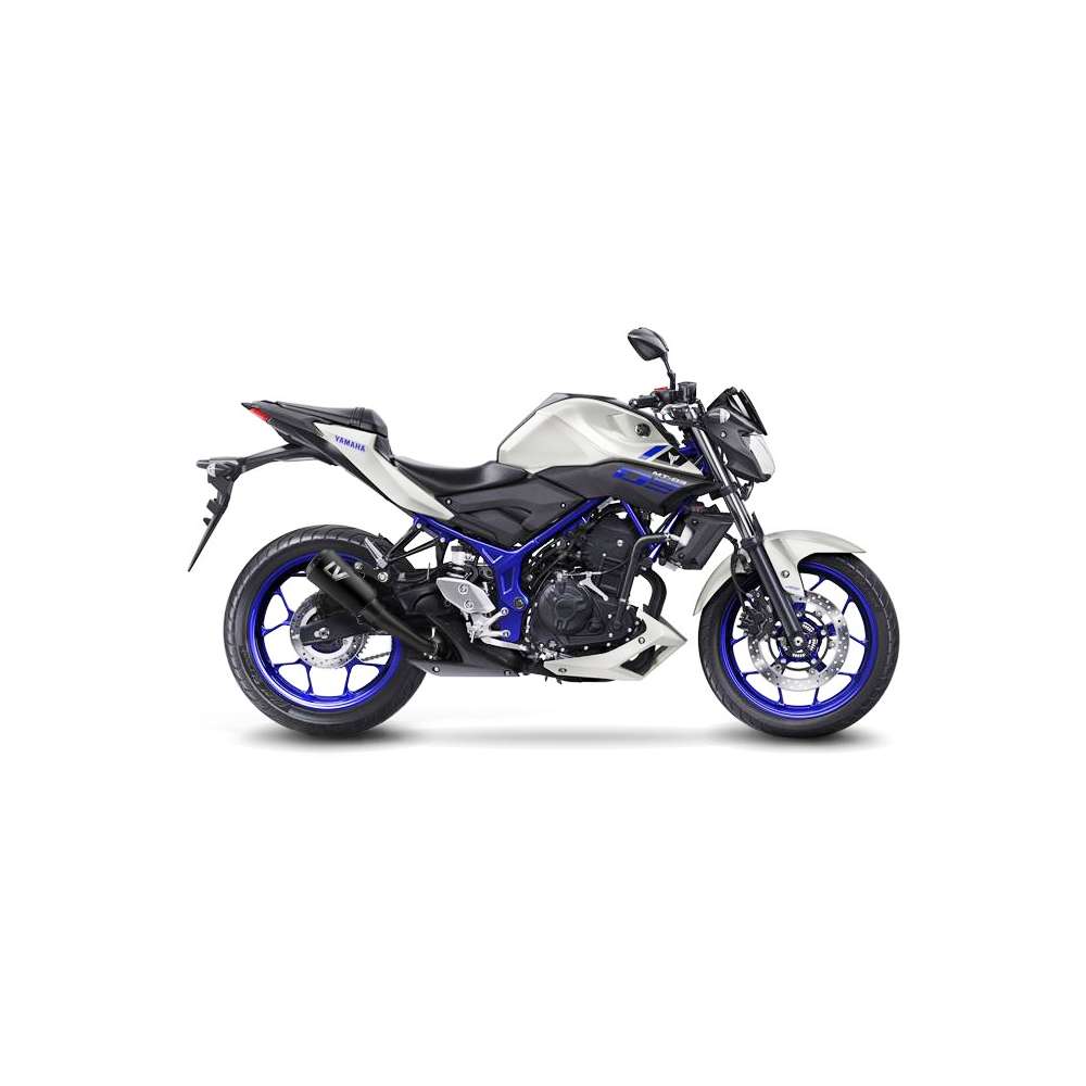 LEOVINCE 10 FULL BLACK SLIP-ON MT-03/YZF-R3