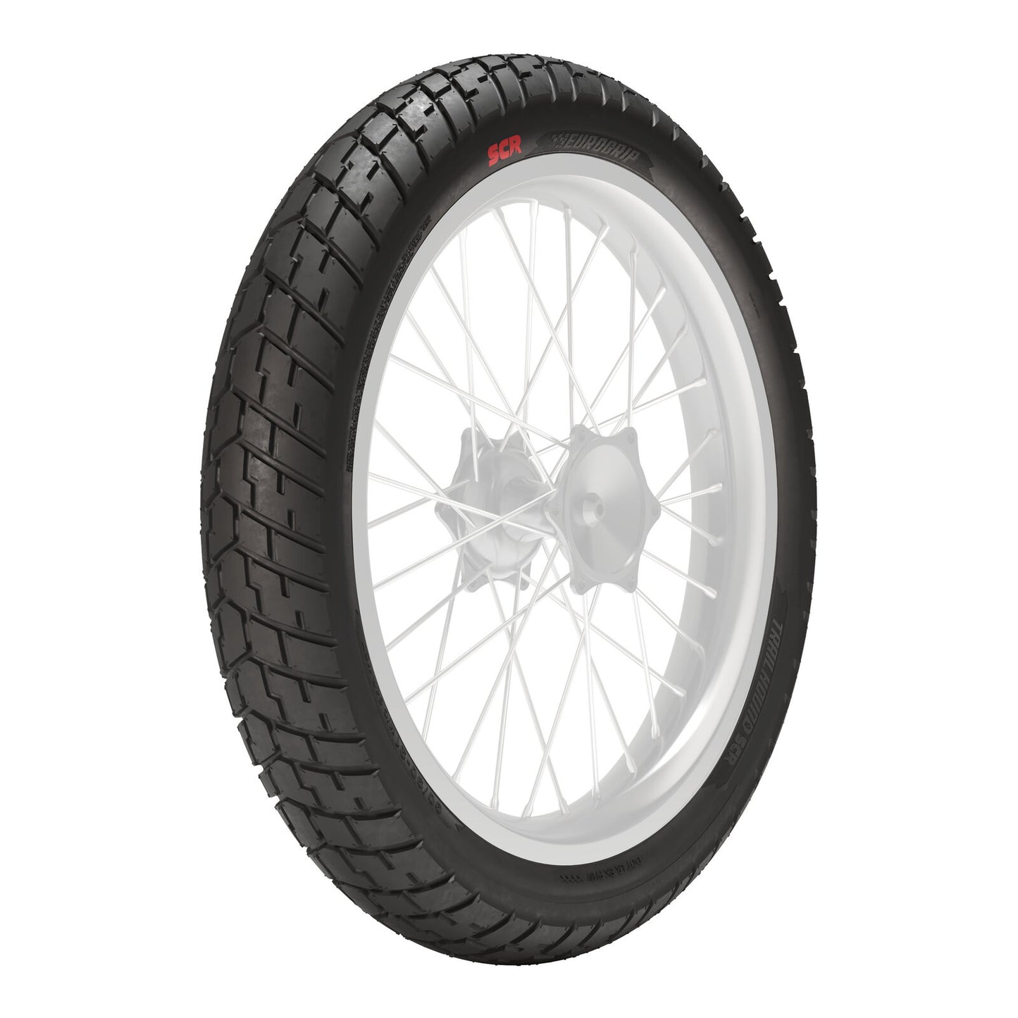 Eurogrip Trailhound SCR 110/70-17 Front Tubeless Tyre (54H Rating, Radial)