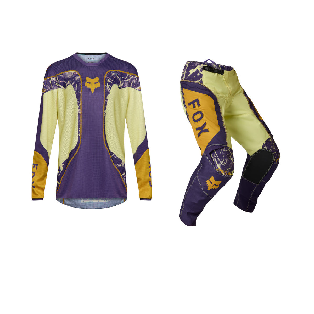 FOX 2026 180 IMAGE PRINT GEAR SET - PEAR YELLOW