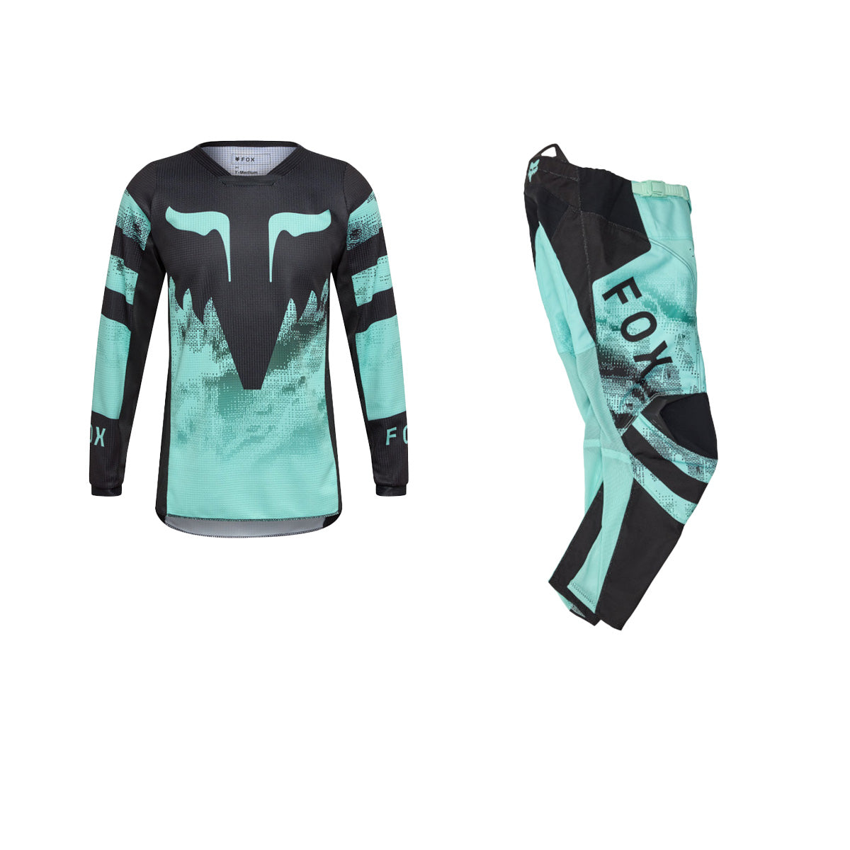 FOX 2026 YOUTH 180 KAIROS GEAR SET - TURQUOISE