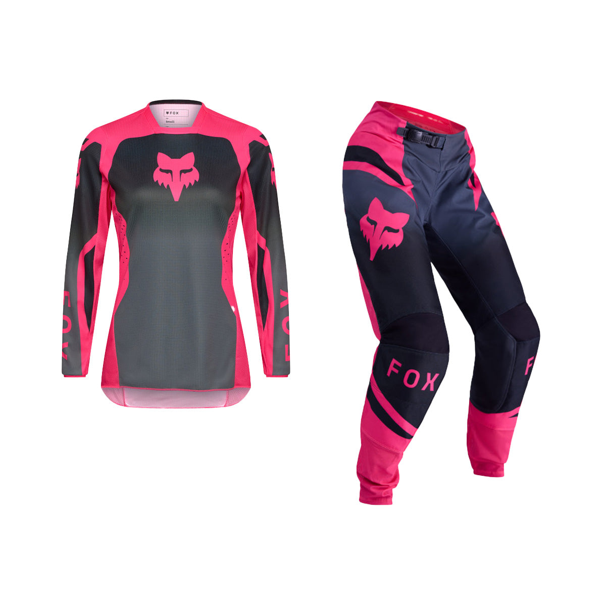 FOX 2026 WOMENS 180 SHIELD GEAR SET - BLACK/PINK