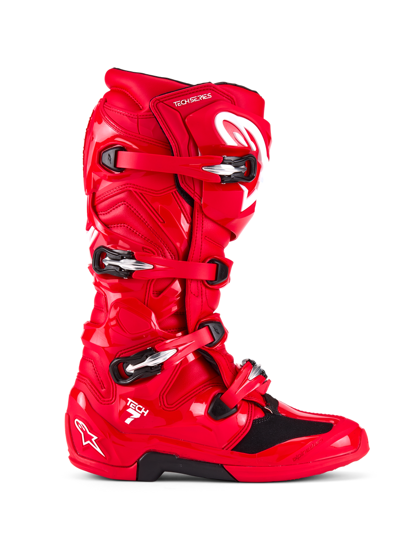 ALPINESTARS TECH 7 BOOTS - BRIGHT RED