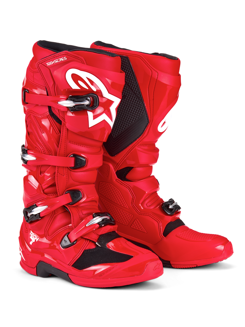 ALPINESTARS TECH 7 BOOTS - BRIGHT RED