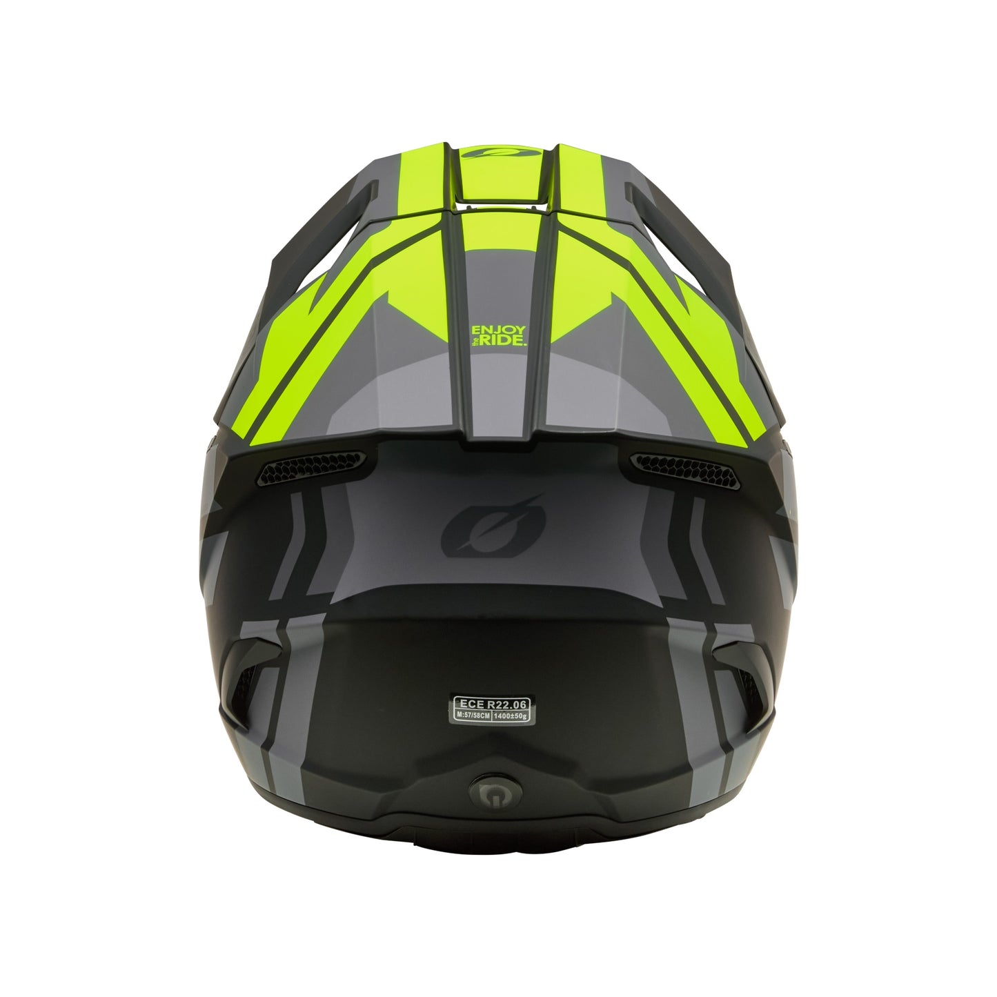 ONEAL 2026 3SRS RIDE HELMET - BLACK/GREY/NEON YELLOW