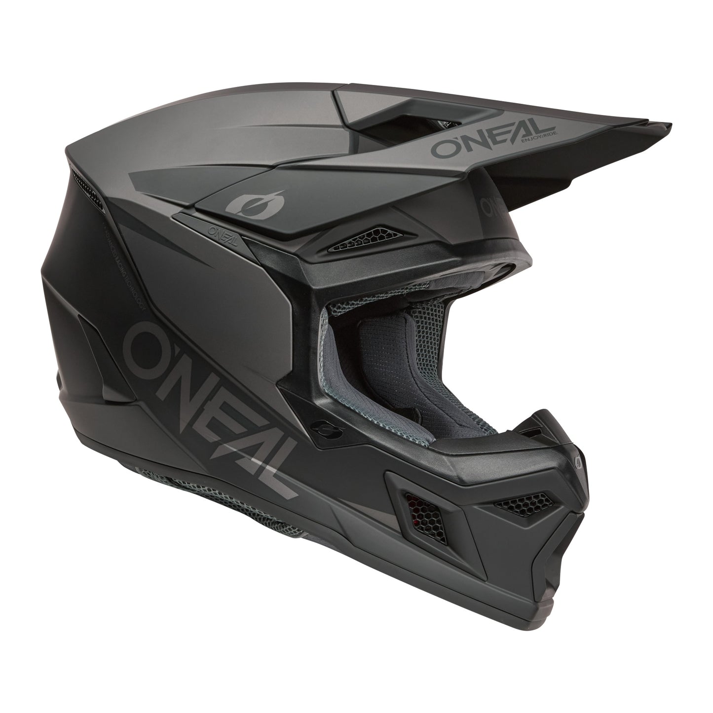 ONEAL 2026 3SRS SOLID HELMET - BLACK/GREY