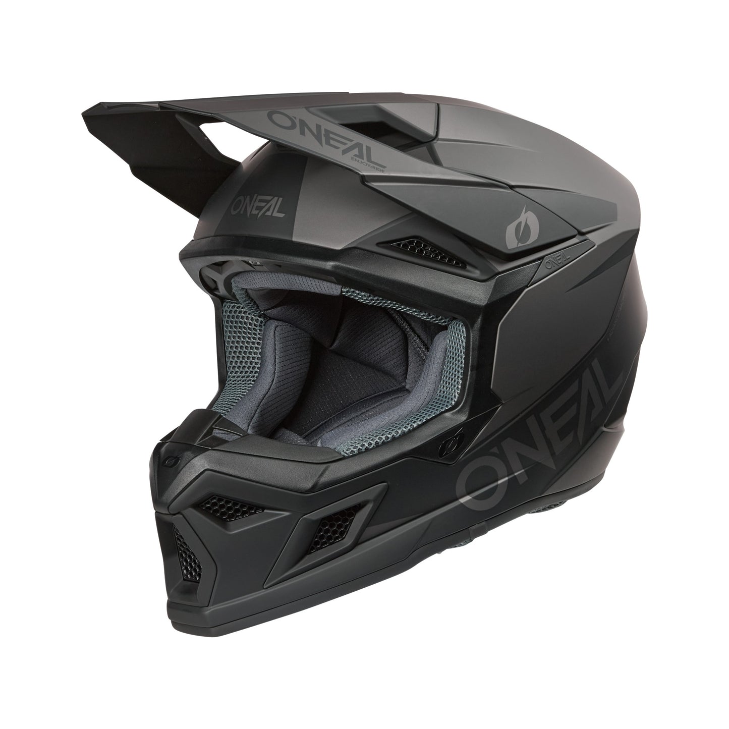 ONEAL 2026 3SRS SOLID HELMET - BLACK/GREY