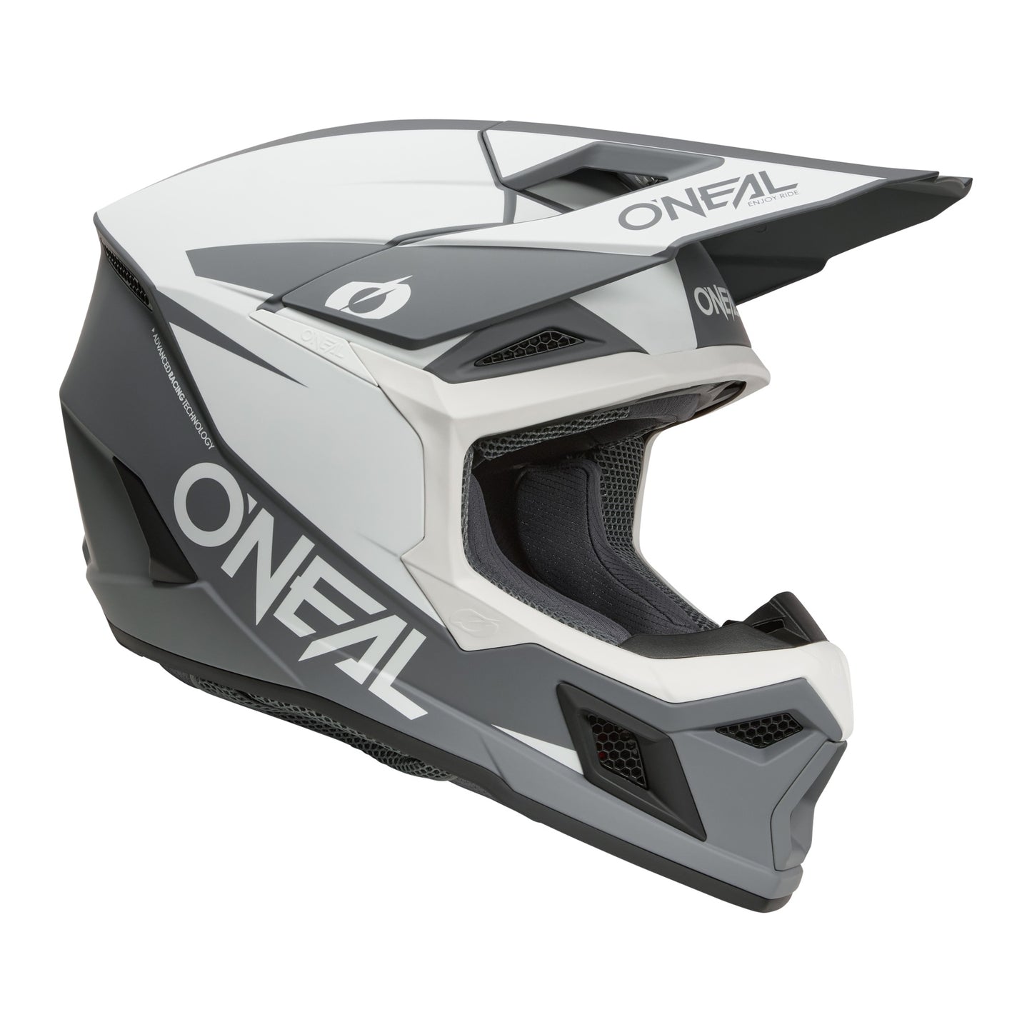 ONEAL 2026 3SRS SOLID HELMET - WHITE/BLACK