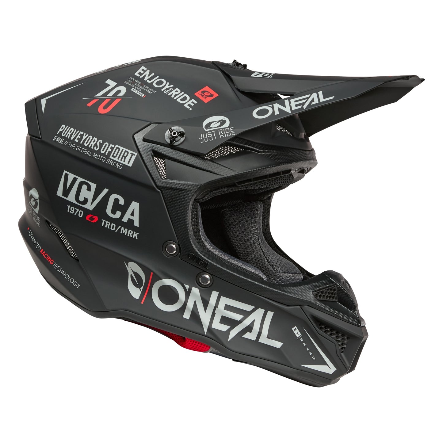 ONEAL 2026 5SRS BRAND HELMET - BLACK/GREY