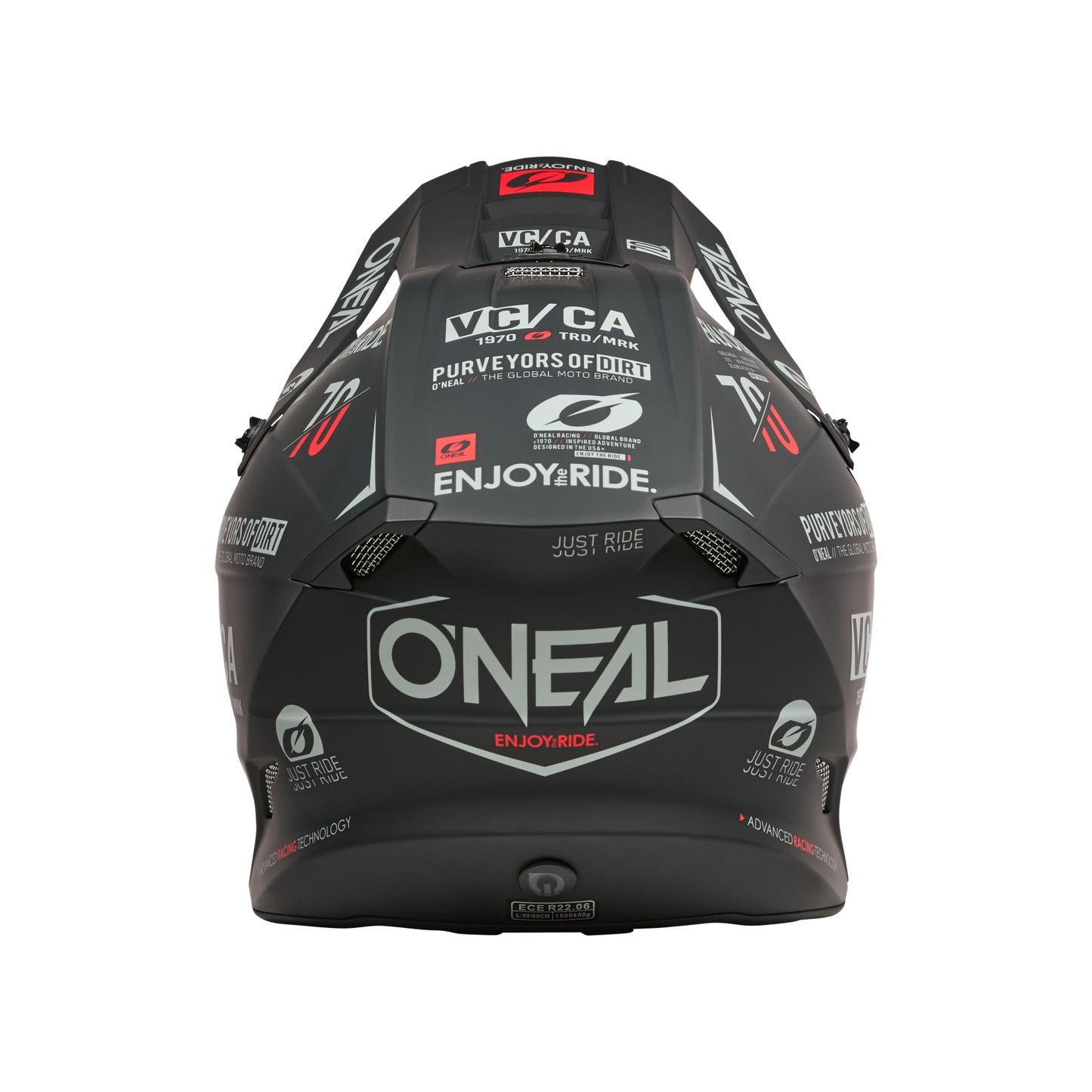 ONEAL 2026 5SRS BRAND HELMET - BLACK/GREY