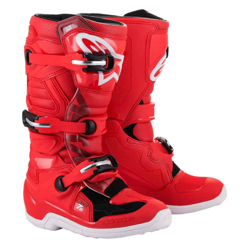 Alpinestars 2027 Tech 7S Youth Boots - Red