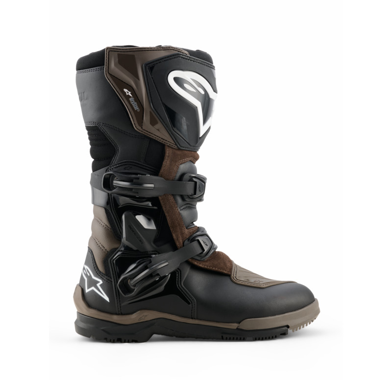 ALPINESTARS COROZAL V2 ADVENTURE DRYSTAR BOOTS - BROWN BLACK