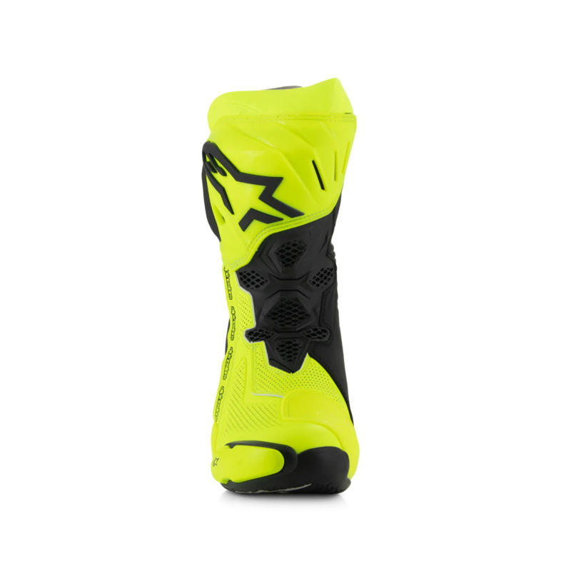 ALPINESTARS SUPERTECH R V2 VENTED BOOTS - FLURO-YELLOW BLACK