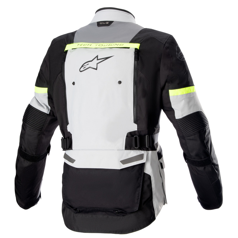 ALPINESTARS BOGOTA PRO DRYSTAR JACKET - GREY/FLURO YELLOW