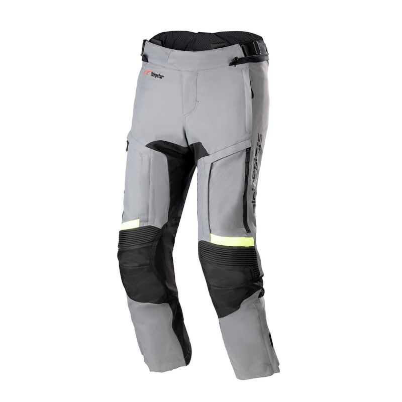 ALPINESTARS BOGOTA DRYSTAR PANTS - GREY/FLURO YELLOW