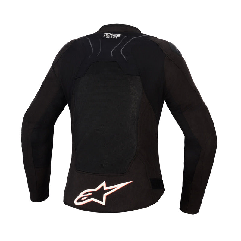 ALPINESTARS WOMENS STELLA SMX AIR JACKET - BLACK WHITE RED-FLURO