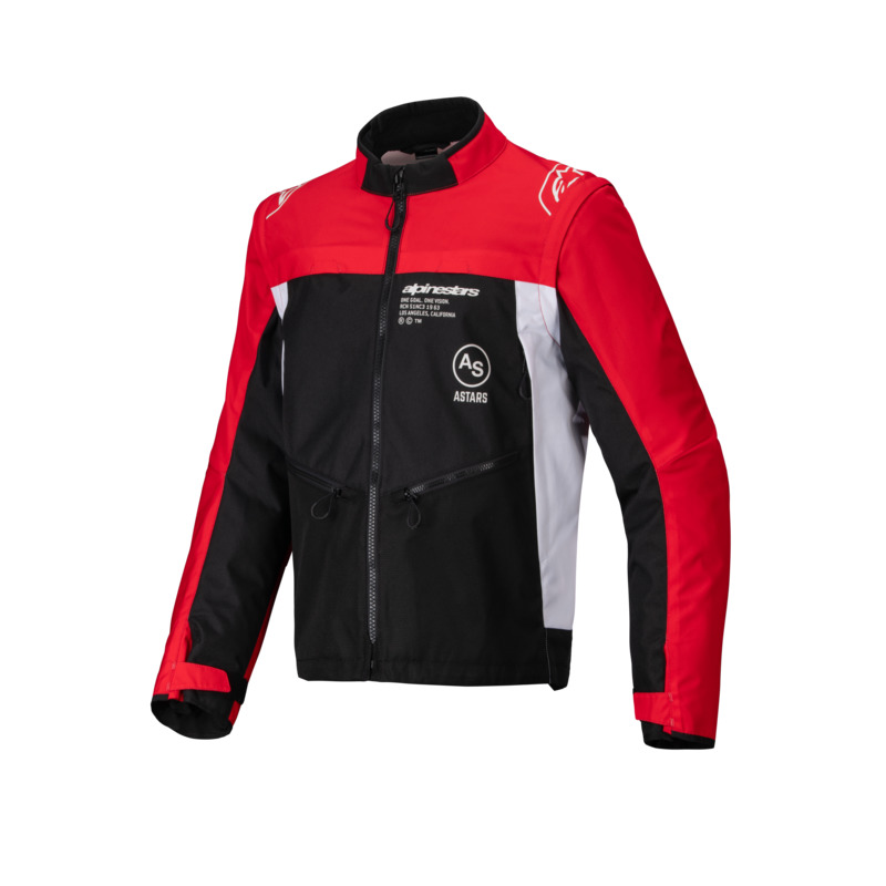 ALPINESTARS PRO-DURA JACKET - BLACK BRIGHT RED WHITE