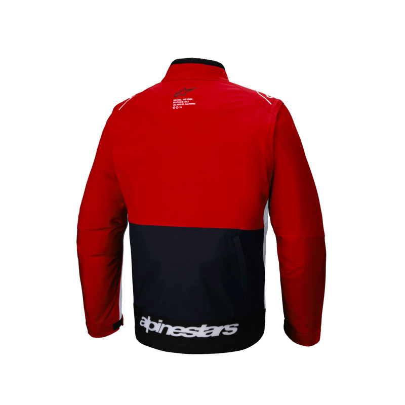 ALPINESTARS LITE-DURA SOFTSHELL JACKET - BLACK BRIGHT RED WHITE