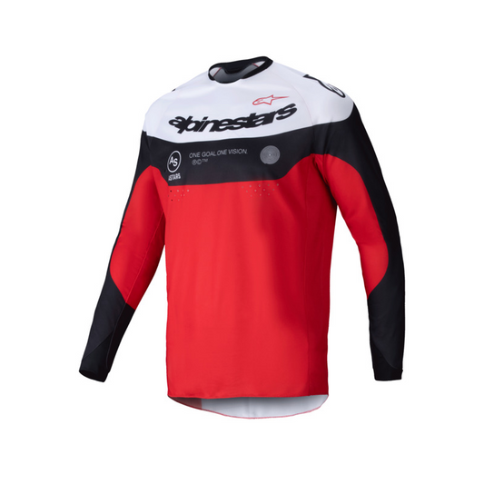 ALPINESTARS 2026 PRO-DURA JERSEY - BLACK BRIGHT RED WHITE FLUO BLUE