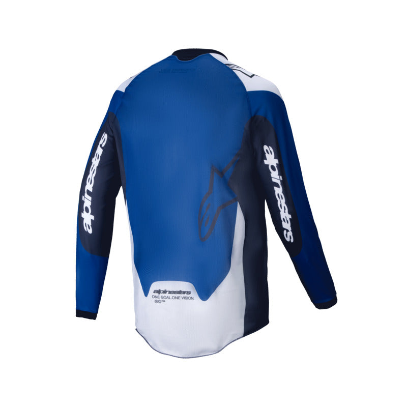 ALPINESTARS 2026 PRO-DURA JERSEY - NAVY BRIGHT BLUE WHITE