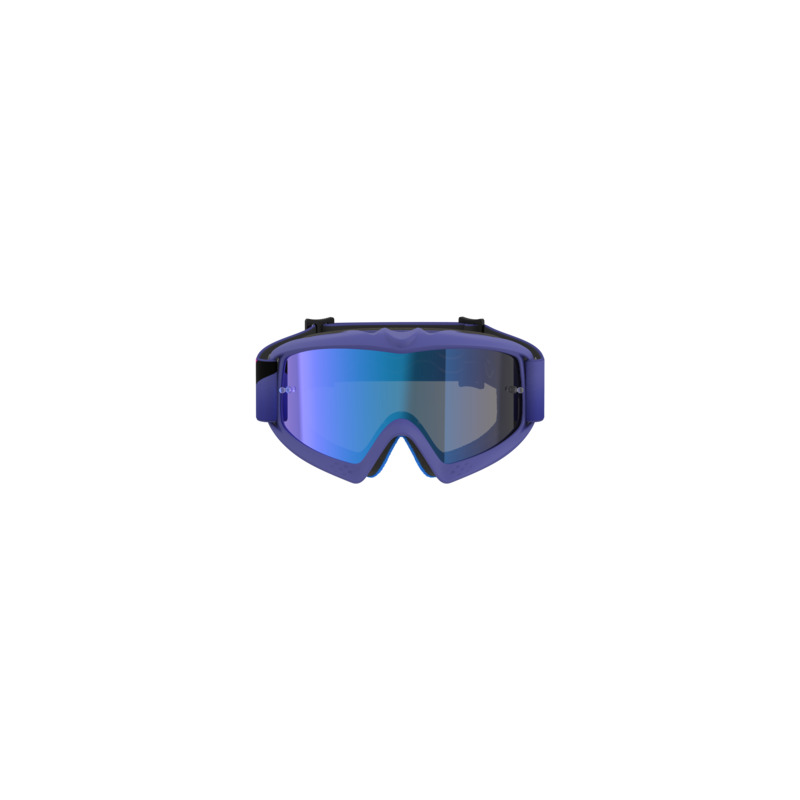 ALPINESTARS YOUTH VISION CORP GOGGLES - PURPLE FLURO PINK MIRROR BLUE LENS