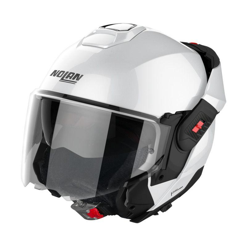 NOLAN N120-1 CLASSIC HELMET - METAL WHITE