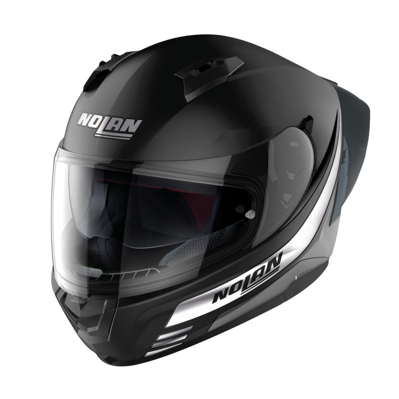 NOLAN N60-6 SPORT OUTSET HELMET - FLAT BLACK/WHITE