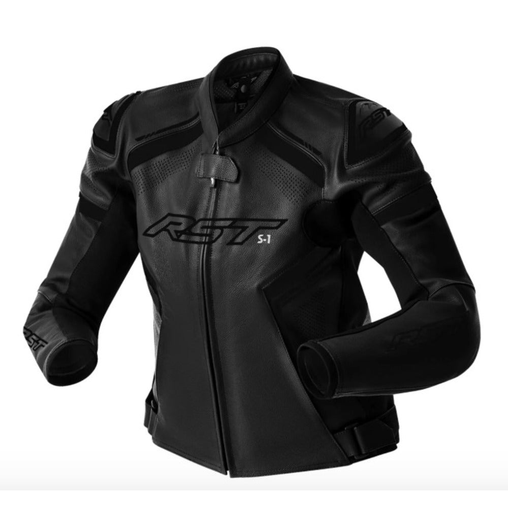 S-1 D3O Ladies Leather Jacket - Black