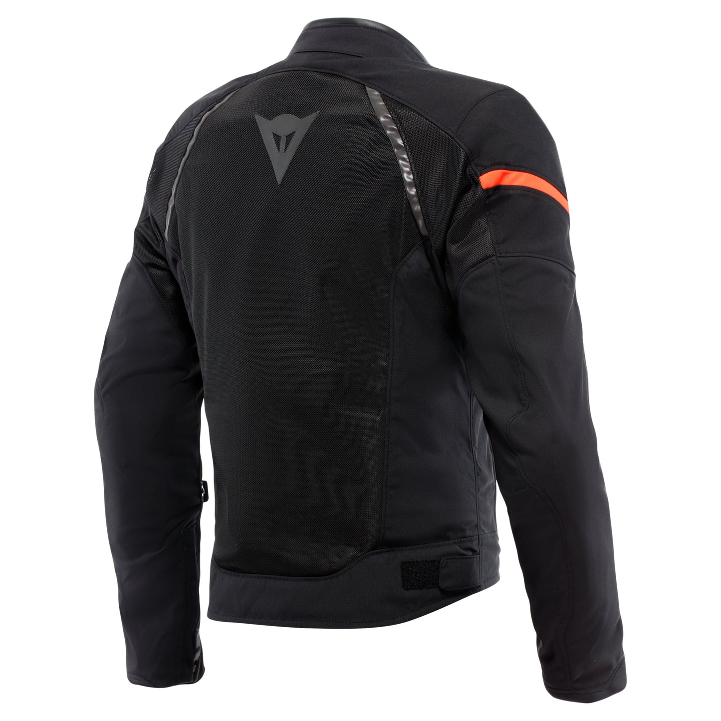 DAINESE AIR FRAME 3 TEXTILE JACKET - BLACK/BLACK/RED FLUO